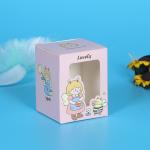 Color printing, window opening, white cardboard packaging box, flip cover,