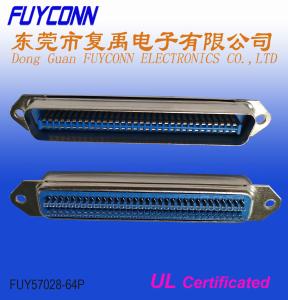 Wholesale PBT 64 Pin Centronics Connector , Solder Male DDK Connector Certified UL from china suppliers