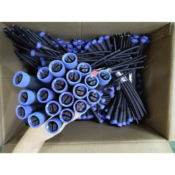 Plastic Waterproof Wire Connectors 3 Pin 3 Pole 16 AWG For Strip Light