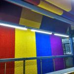 Nice Looking Rainbow Grass Artificial Turf For Kindergarten Amusement Park