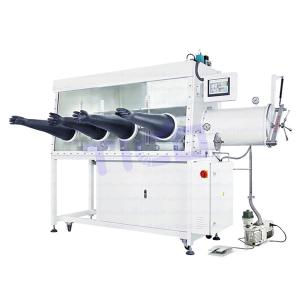 Wholesale PLC Vacuum Glovebox Chamber One Section Double Work Station from china suppliers