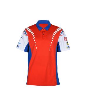 China Breathable Cotton and Spandex Mesh Sports Men Polo Shirt with Customized Design on sale
