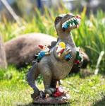 Outdoor Garden Art Deco Dinosaur and Elf Statue Garden Decoration