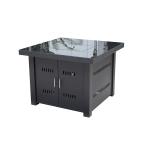 50000 BTU Outdoor Propane Gas Square Fire Pit For Backyard Weather Cover