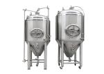 Stainless Steel Conical Fermentation Tank , Mirror Polish Beer Fermentation Tank