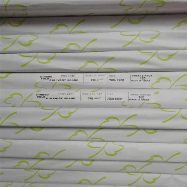 Bond Paper 250gsm Coated Ningbo Fold FBB for Medicine Packaging Custom Order