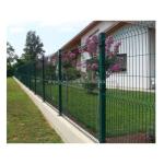 Outdoor Metal Garden Fence with 3D Bending Curved Design and PVC Coated Material