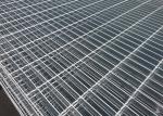 Silver Q235 Stainless Steel Floor Grating Hot Dip Galvanized High Strength