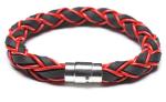 Leather Bracelet, Stainless Steel Clasp