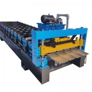 China G550 750mm Spandek Metal Roofing Sheet Roll Forming Machine 0.14mm-0.3mm on sale