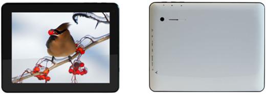 9.7" Rockchip RK3168 1.2GHz, Android 4.2, TN, 1GB, 8GB, Bluetooth, WiFi, Dual