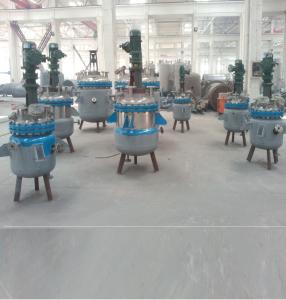 Wholesale Polished Reaction Kettle / Industrial Scale Reactors 1000L Pneumatic Test from china suppliers