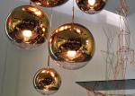 110V DGY004 160 Degree Beam Angle Colorful Single Glass Pendant Chandelier