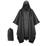 Polyester PU Coating Waterproof Military Raincoat For Outdoor Activities And
