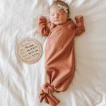 Wood Customize Baby Monthly Milestone Card Wooden Double Sided Laser Engrave