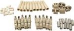 LC Duplex Fiber Optic Connectors One Piece Unassembled SM MM For 3.0mm Cable