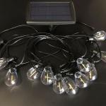 Solar Light Outdoors Garland Edison Bulb Fairy Garden String Lights S14 Retro