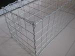 Silver Wire Gabion Baskets , Gabion Wall Cages For Rock Retaining Walls