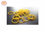 Yellow Waterproof Silicone O Ring Seal High Temperature Resistance For
