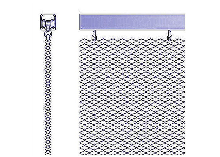 Decoration Aechitectural Wire Mesh Facade Installation System Design Services