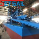 Chain Bucket Sand Dredger 75kw-240kw Power for River Sand Gold and Diamond