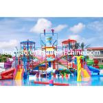 15m Height Large Splash Water Playground Fiberglass Water Play House OEM