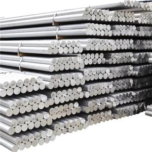 Wholesale Smooth Silver Aluminum Round Rod Hot Rolled Solid Aluminum Rod from china suppliers