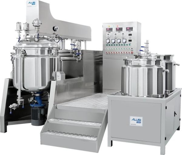 1200-1800PCS/H SUS304 & SUS316L Vacuum Emulsifier Mixer Homogenizer Toothpaste