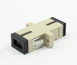 Plastic SC Fiber Optic Adapter Multimode For Optical Fiber Patch Cable