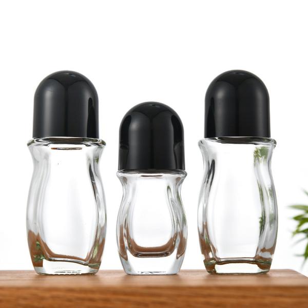 30ml Glass Roller Bottles Large 50ml Roll On Bottles Set Refillable Rollerball Perfume Bottles Multi-Pack For Personal Care & Aromatherapy