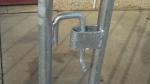 1-1/4" Rail Powder Coat Steel Crowd Control Interlocking Barrier