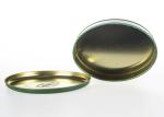 Matt Finished Round Cookie Gift Tins With Lids , Food Grade CMYK Printed