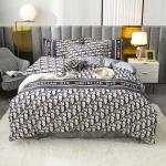 Christmas Gift Luxury Super Soft 100% Polyester 4 Piece Bedding Set Geometric