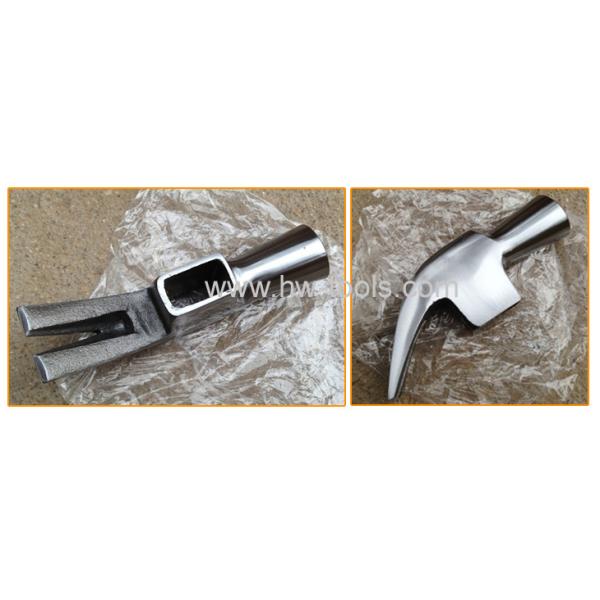 British type claw hammer with fiberglass handle