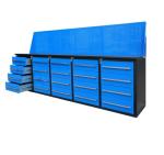 Steel Metal Tool Cabinet Italy Style Stainless Steel Workbench Mat Custom Black