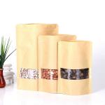 Zipper Kraft CPP Brown Paper Stand Up Pouches