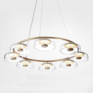 Wholesale Modern Luxury Living Room Led Chandelier Glass Led Pendant Blossi LED Chandelier(WH-MI-163) from china suppliers