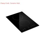 CE Multi protection vitro ceramic Glass Top Stove 2 Burner