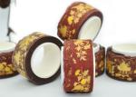 Colorful 10m Stamp Glitter Die Cut Washi Tape