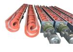 Q235B Material Aluminum Powder Helical Screw Conveyor 45 Ton Capacity