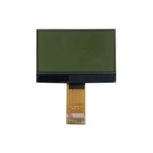 White Fond Yellow - Green Background Stn Lcd Module Type COG Lcd Display 12864
