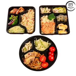 Wholesale Plastic Takeaway 4 Compartment Take Out Containers For Restaurants from china suppliers