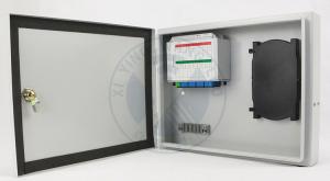 Wholesale Mini Outdoor IP65 Cold rolled steel(SPCC) Wall Mounted Fiber Optic Distribution Box with 2*1:8 PLC Port SC from china suppliers