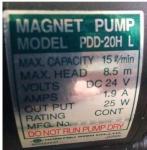 NORITSU KOKI MAGNET PUMP W405846 02 W405846 MODEL PDD 20H L FOR NORITSU FUJI