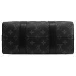 Classic Monogram Eclipse LV CITY KEEPALL Bag Jacquard Canvas Crossbody Boston