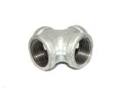 Lightweight 80mm Natural Gas Pipe Fittings , Black Iron Cross Fitting FM