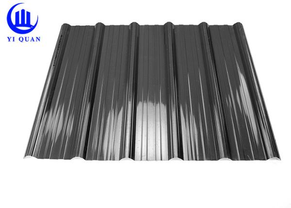 Weather Resistant Resin Plastic Corrugated Roofing Sheets For Building