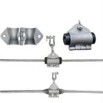 Hot Dip Galvanized Flat Iron Down Lead Clamp for Tower Used Conductor Clamp of