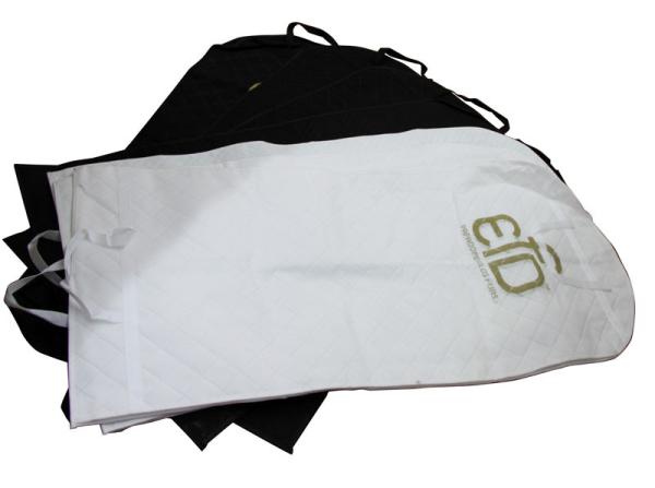 Non Woven Fabric Suit Garment Bag Tape Handle Quilted with Personized Veins For