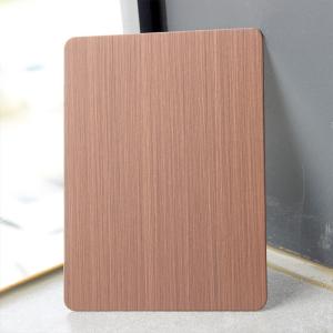 Wholesale Chinese factory price 304 stainless steel sheet #4 brushed finish from china suppliers